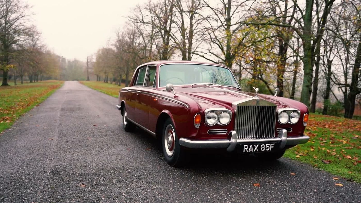 Heritage, a Rolls-Royce among winter trees